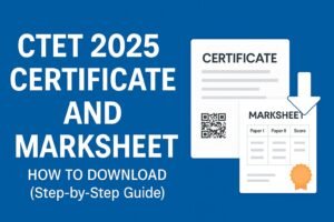 CTET Marksheet Download